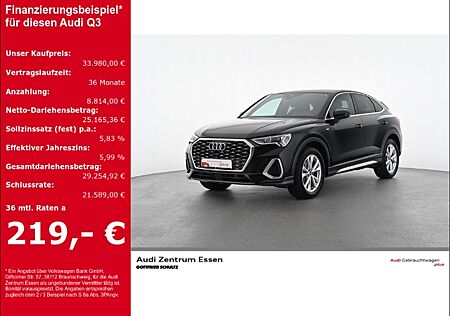 Audi Q3 SPORTBACK 35 TFSI S-LINE S-TRONIC LED PLUS SHZ PDC FSE MUFU S line