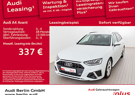 Audi A4 Avant S line 35 TFSI S tr. NAVI 360°K LED