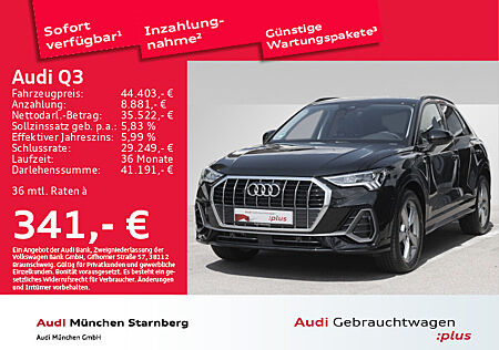 Audi Q3 S line 35 TFSI S tronic LED Navi+ PDC+ Kamera ACC Keyless