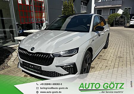 Skoda Scala Monte Carlo DSG AHK-Vorb.*Navi*DAB*VZE*LED*ACC*SmartLink*Panorama*DigiCockpit*elektr. Heckkl.*Kamera*ParkAssist*Kessy*BlindSpot*Freispr.*Sitzheiz*PDC*vo+hi*Alu*LichtAssist*SpurAssist*Connect*Sunset*ZV-Funk*4xEFH*Ladeboden*Lenkradheiz*beheiz.Frontscheibe*Nebel*Armlehne