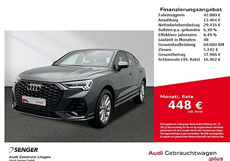 Audi Q3 Sportback S line 35 TFSI S tronic MMI LED AHK