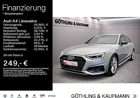 Audi A4 Limousine 40 TFSI qu S line S tro*B&O*S-Sitze*LED*Virtual*Navi+*Tour*Optik*AHK*