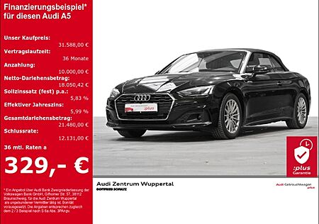 Audi A5 Cabriolet 35 TDI LED LEDER DAB SHZ GARANTIE BLUETHOOTH