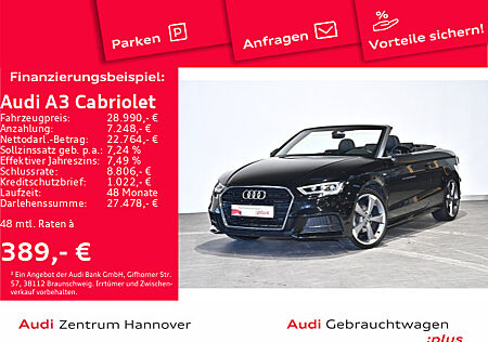 Audi A3 Cabriolet S line comp. 35 TFSI Kamera B&O LED DAB Leder