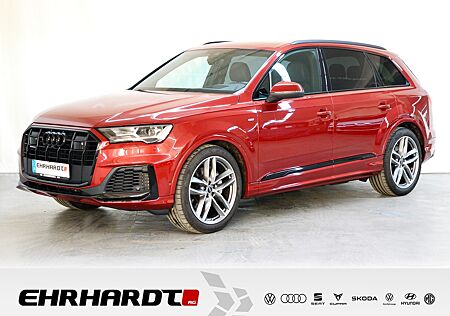 Audi Q7 S line 55 TFSI quattro tiptronic S line 7 SITZE*AHK*PANO*STHZG*HUD*LUFTFED*LED*NAV*SHZ*ACC*KAMERA*B&O*EL.SITZE*VIRTUAL*21"