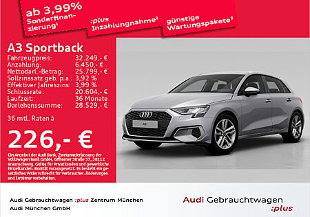 Audi A3 Sportback 30 TDI S tronic advanced Virtual/PDC