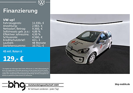 VW Up ! 1.0 MPI SHZ Klima PDC hinten GRA