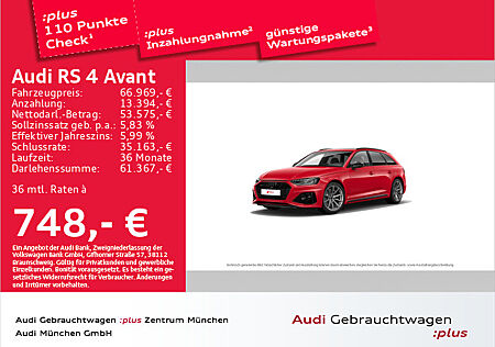 Audi RS4 Avant tiptr. Pano/Sportabgas/Matrix/B&O