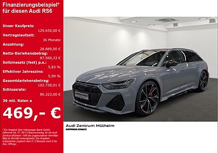 Audi RS6 Avant TFSI quattroNavi Leder Luftfederung Panorama digitales Cockpit HUD AD Niveau