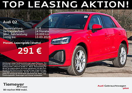 Audi Q2 35 TFSI S LINE LM18 MATRIX NAVI AHK