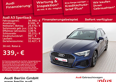 Audi A3 Sportback S line 30 TDI S tr. AHK LED NAVI PDC