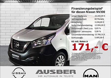 Nissan NV300 Kastenwagen L1H1 2,7t COMFORT Heckverglasungspaket AHK Holzboden