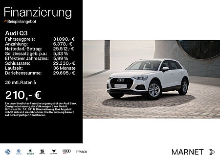 Audi Q3 35 TFSI*Navi*Einparkhilfe*Virtual Cockpit*Sitzheizung*Bluetooth*Tempomat*