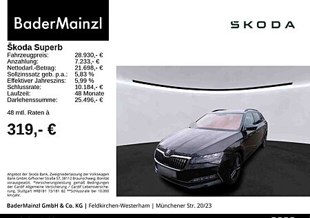 Skoda Superb Combi 1.4 TSI iV AHK Stdhz Navi Virtual