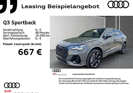 Audi Q3 Sportback 45 TFSI qu. S line S tr. *PANO*AHK*