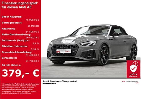 Audi A5 Cabriolet 50 TDI S-LINE LEDER KAMERA MATRIX DAB