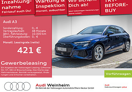 Audi A3 35 2.0 TDI Sportback S line Navi Business LED uvm