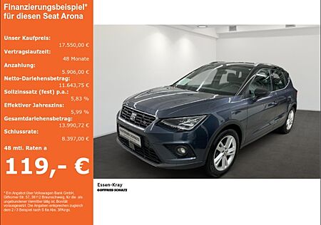 Seat Arona Virt.-Cockpit ACC FR 1.0 TSI LED Navi Einparkhilfe Kamera