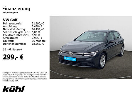 VW Golf VIII 1.5 TSI Life Navi,AHK.Pano