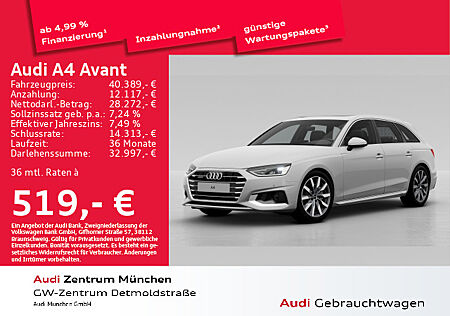 Audi A4 Avant 40 TDI qu. S tronic advanced Pano/AHK/Virtual/