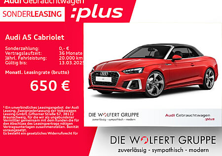 Audi A5 Cabriolet S line 40 TDI quattro S tronic ACC