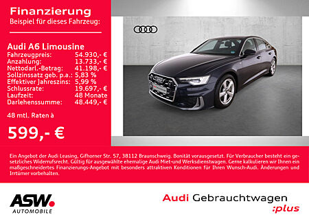 Audi A6 Limousine Sline 45TFSI quattr Navi Matrix ACC