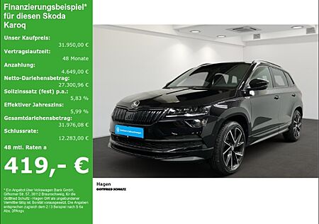 Skoda Karoq 2.0 TSI DSG 4x4 LED NAV STANDHZ SHZ Sportline