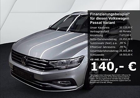 VW Passat Variant 2.0 TDI DSG Business 0,99% AHK-klappbar Navi LED Kurvenlicht Sperrdiff.