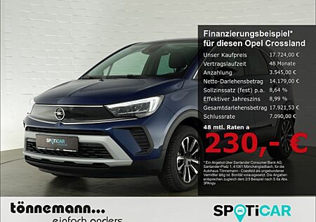 Opel Crossland ELEGANCE+LED+FRONTKAMERA+SITZ-/LENKRADHEIZUNG+BEHEIZBARE FRONTSCHEIBE+ALUFELGEN