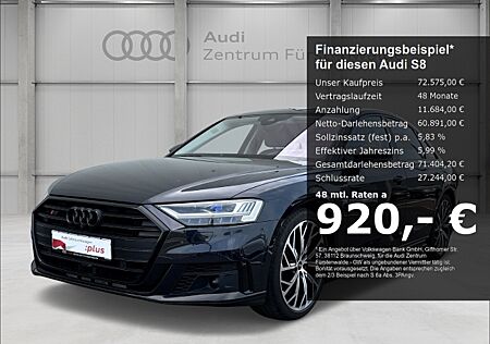 Audi S8 4.0 TFSI quattro tiptronic Laserlicht Luftfederung AD TV El. Panodach Navi