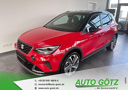 Seat Arona FR DSG 5-Jah Garantie Navi*DAB*VZE*LED*ACC*SmartLink*DigiCockpit*Kamera*ParkAssist*Kessy*BlindSpot*Freispr.*Sitzheiz*PDC*vo+hi*Alu*LichtAssist*SpurAssist*Connect*Sunset*ZV-Funk*4xEFH*Ladeboden*Nebel*Armlehne*Metallic