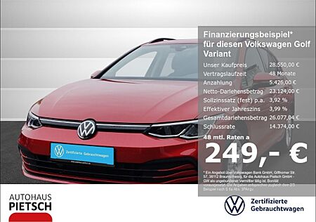 VW Golf Variant VIII 2.0 TDI Life AHK Navi Kamera