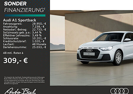 Audi A1 Sportback 25 TFSI 70(95) kW(PS) S tronic