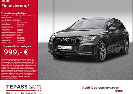 Audi Q7 50 TDI 7 SITZE S LINE AHK STANDH PANO HUD