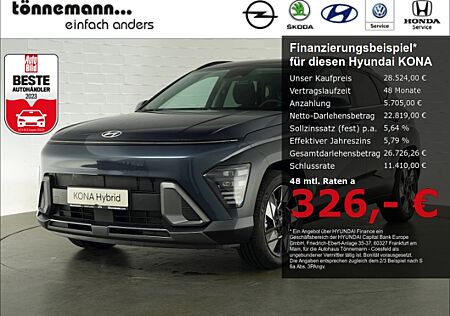 Hyundai Kona HEV TREND DCT+VOLL LED+NAVI+BOSE SOUNDSYSTEM+RÜCKFAHRKAMERA+SMARTKEY+SITZ-/LENKRADHEIZUNG