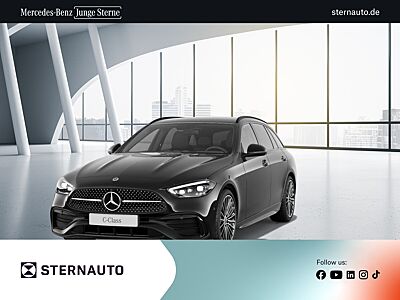 Mercedes-Benz C 200 d T-Modell AMG Distr 360 Cam Spur Night WinterP