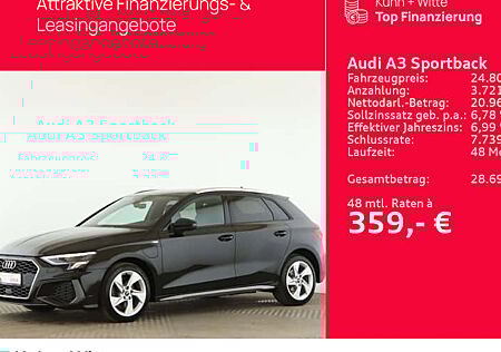 Audi A3 40 TFSI e S tronic S line Sportback 5 Türen