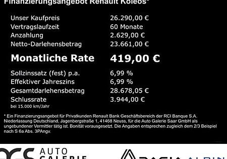 Renault Koleos TCe 160 EDC GPF Initiale Paris 5 Türen