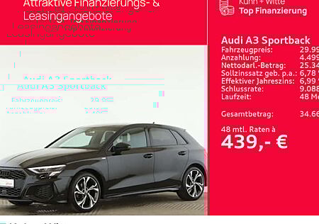 Audi A3 35 TFSI S tronic S line Sportback 5 Türen