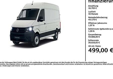 VW Crafter 35 2.0TDI 103kW mittel Hochdach 4 Türen