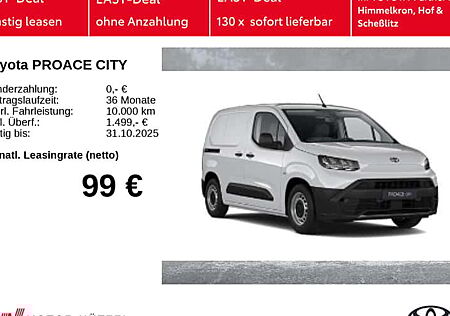 Toyota Proace City Verso Electric 50 kWh Elektroantrieb L1 Duty Auto 4 Türen