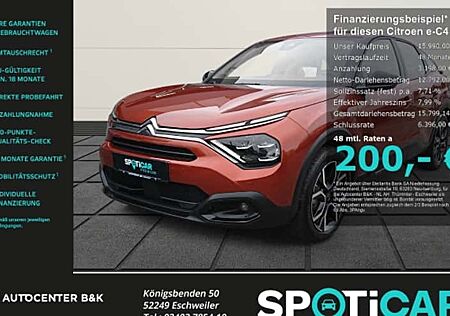 Citroën E-C4 Elektromotor 136 FEEL PACK 5 Türen