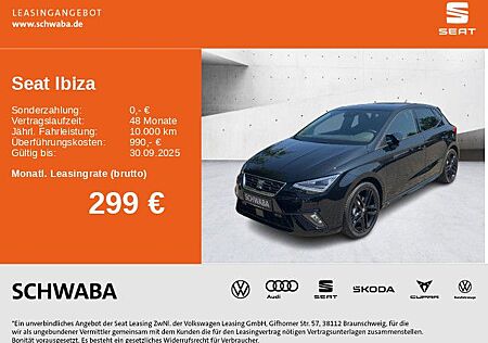 Seat Ibiza FR Black Edition 1.0 TSI DSG *LED*R-KAM*
