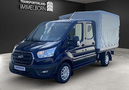 Ford Transit Pritsche Plane 310 L2 Doka 7-Sitze+Klima