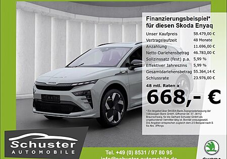 Skoda Enyaq RS 4x4*AHK Panodach 360°Kam CANTON Massage