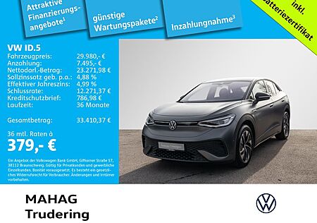 VW ID.5 Volkswagen Pro Perf WärmePu NaviPro IQ.LIGHT AHK