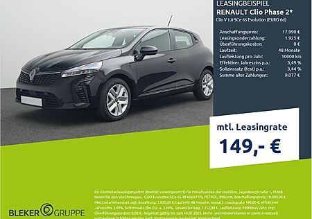 Renault Clio Phase 2 V 1.0 SCe 65 Evolution (EURO