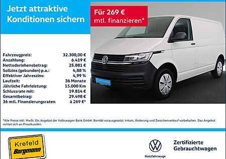 VW T6 Transporter Volkswagen T6.1 Kasten 2.0 TDI AHK PDC KLIMA