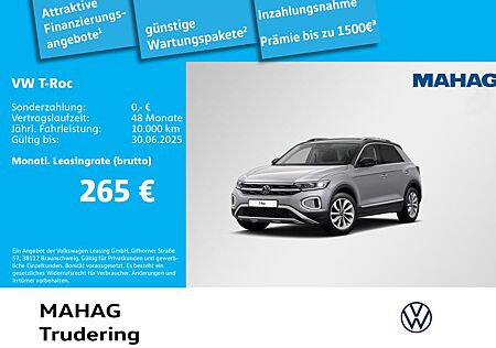 VW T-Roc Volkswagen 1.5 TSI Style AHK LED+Navi ParkAssist AppC
