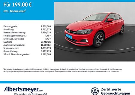 VW Polo Volkswagen 1.0 Comfortline +KLIMA+SITZHEIZUNG+LM+ZV+++